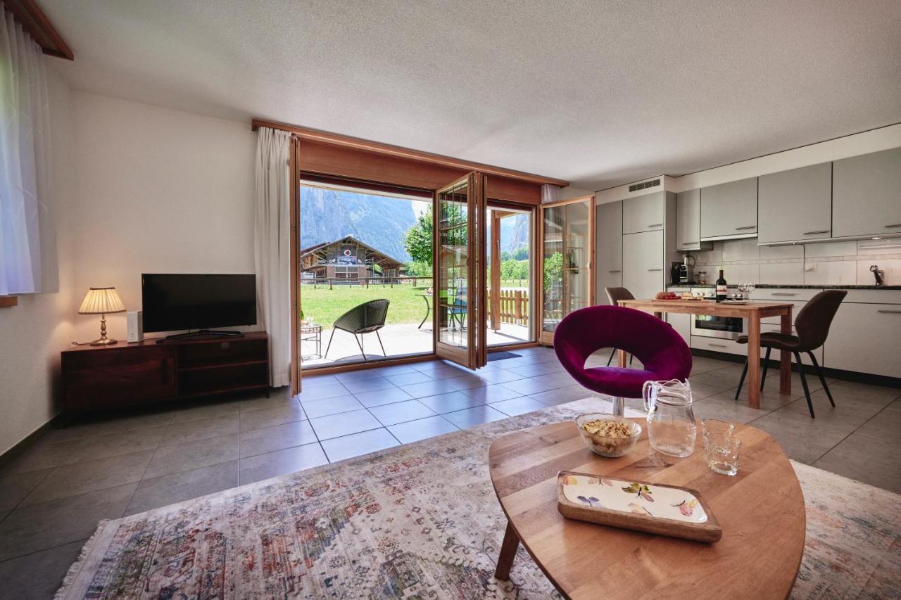 Apartment Truemmelbach, Comfortabl & Cozy, Private Terrace With Best Views لوتربرونن المظهر الخارجي الصورة